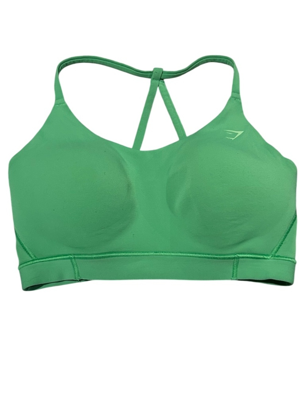 Gymshark Studio Sports Bra Size Small In Apple Green Sleeveless Strappy Back - Picture 2 of 10